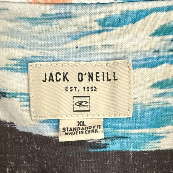 O'Neill Men's Aloha Hawaiian Button Down Shirt - Picture 2 of 4